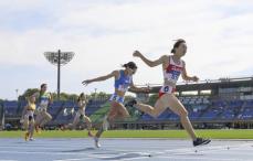 山形愛羽が200m大会新V　日本学生個人陸上、短距離2冠