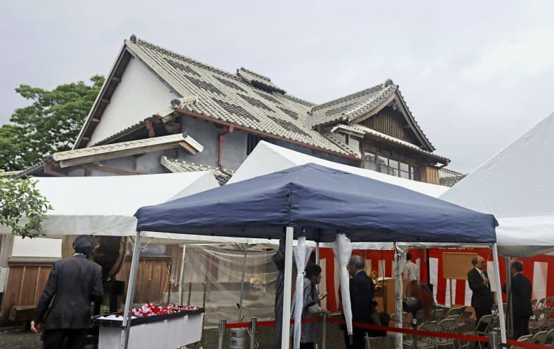 熊本の重要文化財住宅7年で復旧　地震被災、農相参加し式典