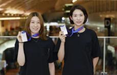 銀メダルのバレー女子代表が帰国　古賀紗理那、パリ五輪へ手応え