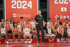 八村に「すごくいいエネルギー」　バスケ男子日本代表ホーバス監督