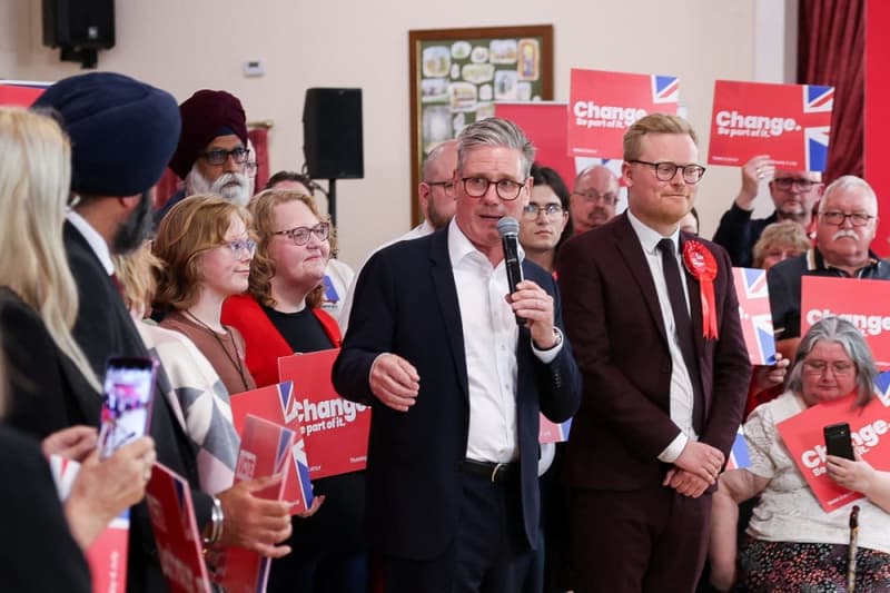 英総選挙、野党労働党の圧勝か　14年ぶり政権交代迫る