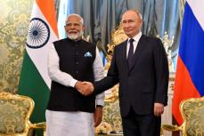 インド首相、外交的解決呼びかけ　ロシアに、「あらゆる協力用意」