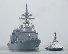 海自護衛艦が中国領海を航行　日本に「深刻な懸念」伝達