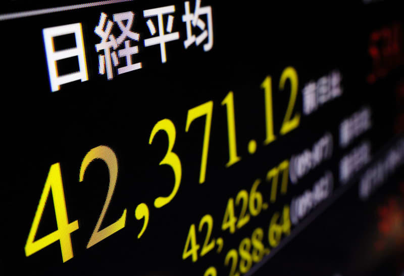 東証、一時4万2000円超え　米国株上昇で最高値を連日更新