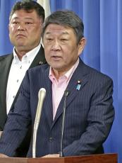 自民・茂木氏「総裁再選妨げず」　在職期間の発言巡り釈明