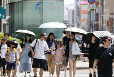 再び厳暑、熱中症に注意を　梅雨明け近づく、気象庁