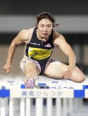 福部真子が12秒69の日本新　女子100m障害五輪代表