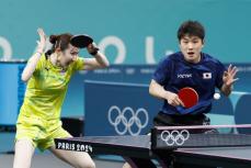 卓球混合ダブルス初戦は北朝鮮と　第2シードの張本智、早田ペア