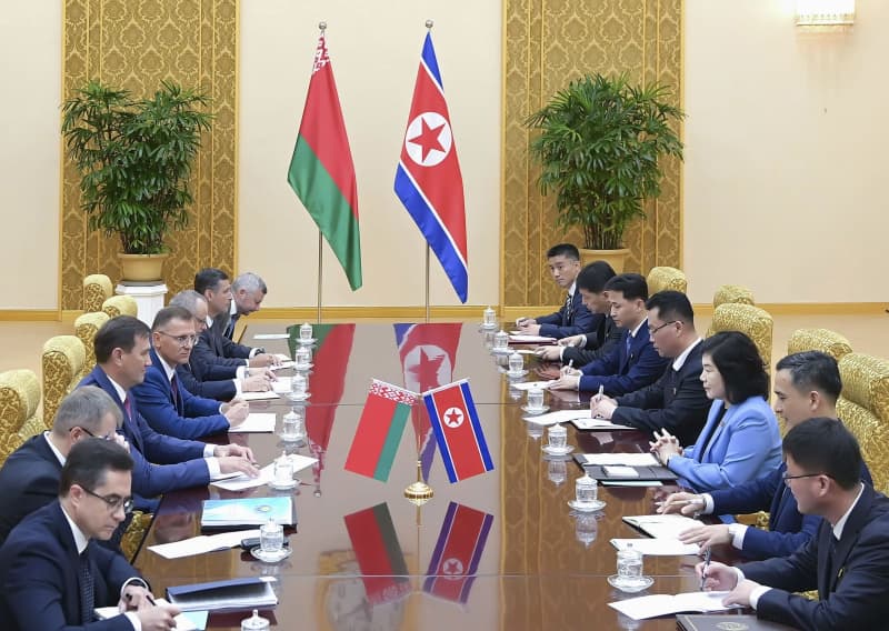 ベラルーシと外交経済連携　北朝鮮、両国閣僚が会談