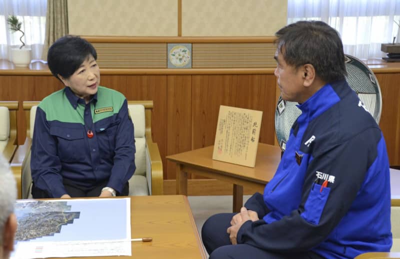 都が災害廃棄物受け入れへ　能登地震で、小池知事表明