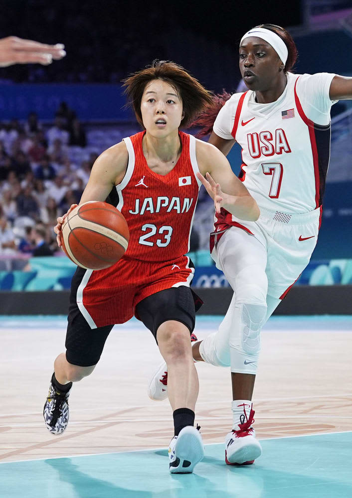 バスケ山本、ドイツ戦欠場　女子の得点源、脳振とうで