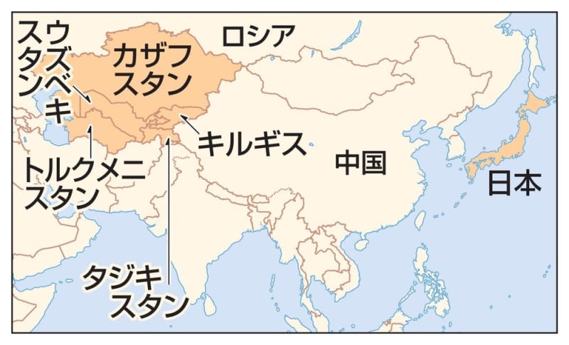 物流円滑化や脱炭素支援を表明へ　首相、中央アジア5カ国と初会合