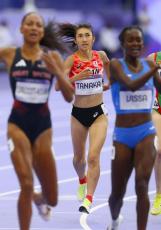 女子1500m田中が準決勝敗退　陸上・8日