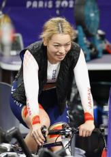 女子スプリント、佐藤2回戦へ　自転車・9日