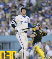 大谷無安打、ドジャースは勝利　吉田7号ソロ、鈴木無安打