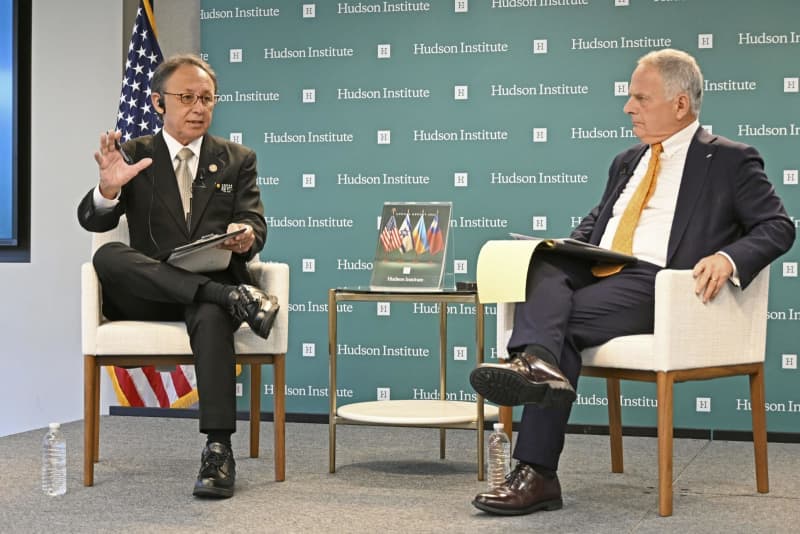 米軍基地問題「厳しい状況続く」　沖縄の玉城知事、米で理解求める