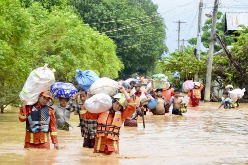 ミャンマー洪水、100人死亡か　台風影響、内戦状態で混乱