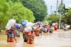 ミャンマー洪水、100人死亡か　台風影響、内戦状態で混乱