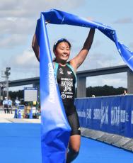 トライアスロン、女子は林が優勝　アジア杯、男子の定塚は2位