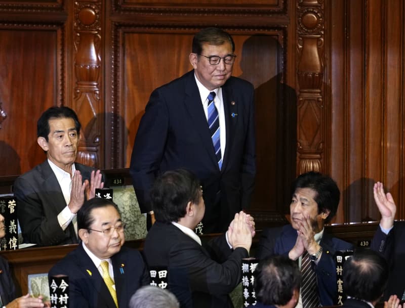 第102代首相に石破氏　新内閣、今夜発足