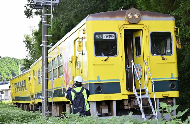 いすみ鉄道脱線、安全委が調査　日常点検で車両異常は確認されず