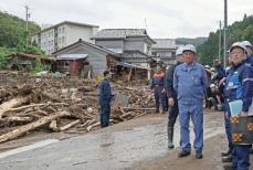 石破首相、能登被災地を視察　立民の野田代表も石川入り