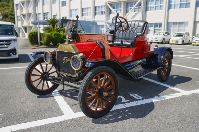 ふるさと納税で米名車、T型フォード体験　徳島・板野町、工業短大生が修復