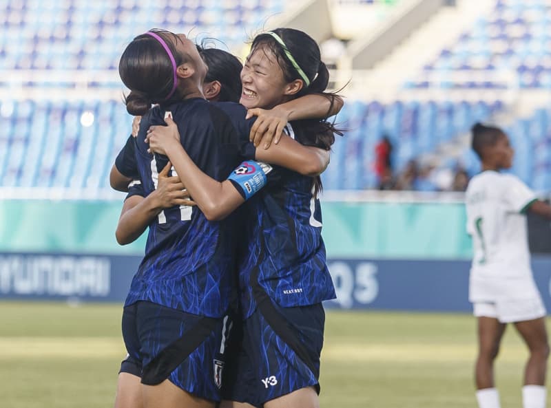 U―17女子W杯、日本8強入り　サッカー、1次リーグD組首位