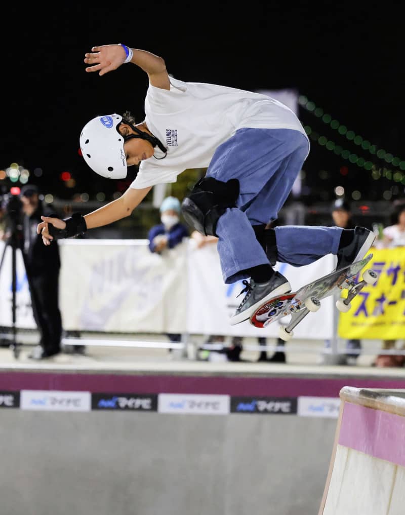 猪又、菅原芽が初優勝　スケボー日本選手権パーク