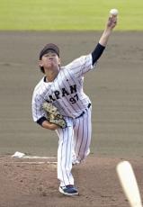 井上温大が先発で3回完璧投球　「プレミア12」代表が練習試合