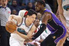 河村勇輝が初得点、八村塁は欠場　NBA、日本人対決ならず