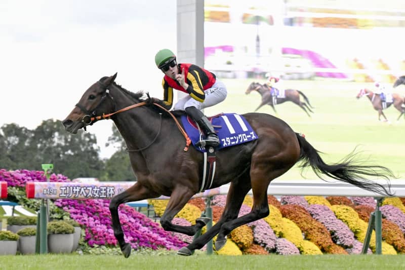 スタニングローズが優勝　競馬のエリザベス女王杯