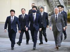 秋本元議員、贈賄側に未公開情報　洋上風力汚職事件で検察側指摘