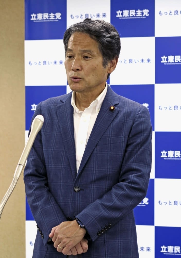 政活費廃止法案、今週提出　立民・大串氏「野党まとめる」