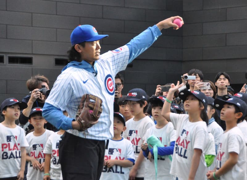 今永、小学生の挑戦後押し　「人生に2連敗ない」