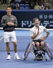 錦織らがテニス慈善試合　能登地震支援にトップ選手