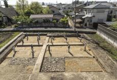 奈良、西大寺で灯籠跡を初確認　東大寺の八角灯籠と同格か