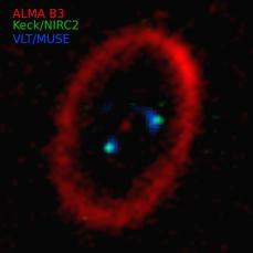 惑星の元になる「ちり」観測　チリのアルマ望遠鏡で