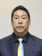 立花孝志氏、県警が任意聴取へ　兵庫・百条委員長を名誉毀損疑い