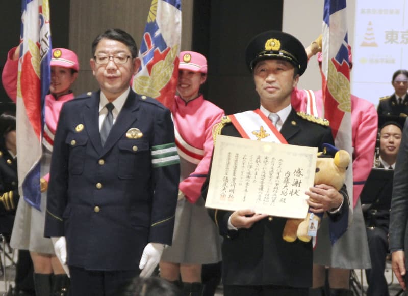 元王者・内藤大助さん、一日署長　飲酒運転の危険性呼びかけ