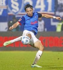 キール町野2ゴール、今季6得点　サッカーのドイツ1部