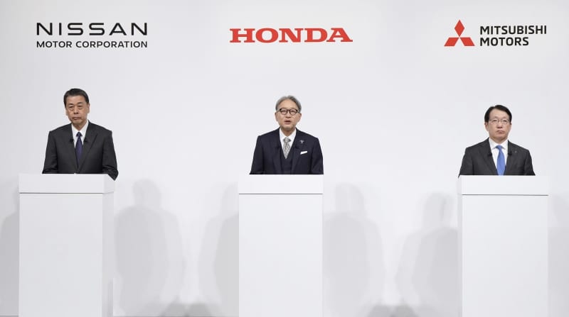 ホンダ・日産、2026年統合へ　世界3位、三菱自合流も