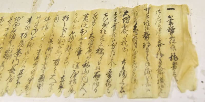 伊賀上野地震、被害記す文書発見　奈良の寺、余震で報告遅れ