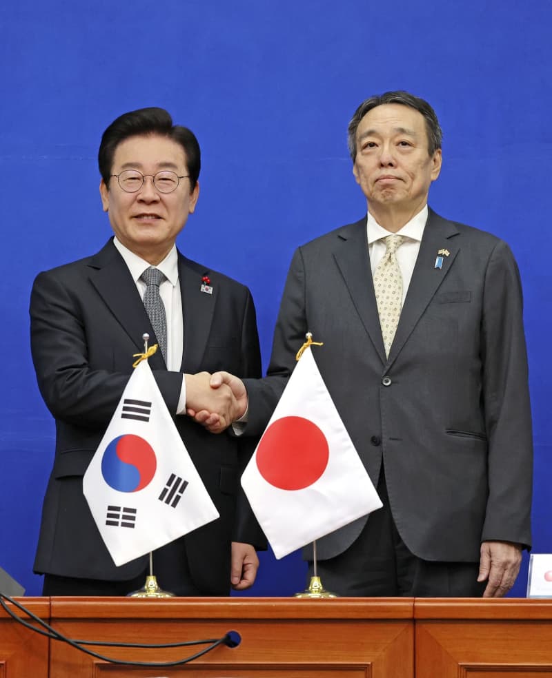 韓国の野党代表「日本に愛情」　ソウルで大使と会談