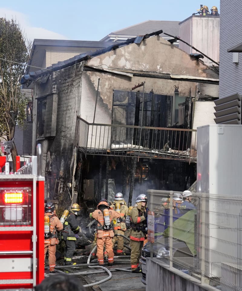 住宅火災で1人死亡　東京・江戸川