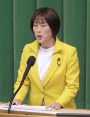 共産・田村氏、反転へ決意　参院選、5議席で「前進」