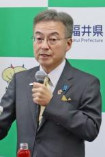 新幹線、小浜まで先行開業検討を　福井知事「誰も反対しない」