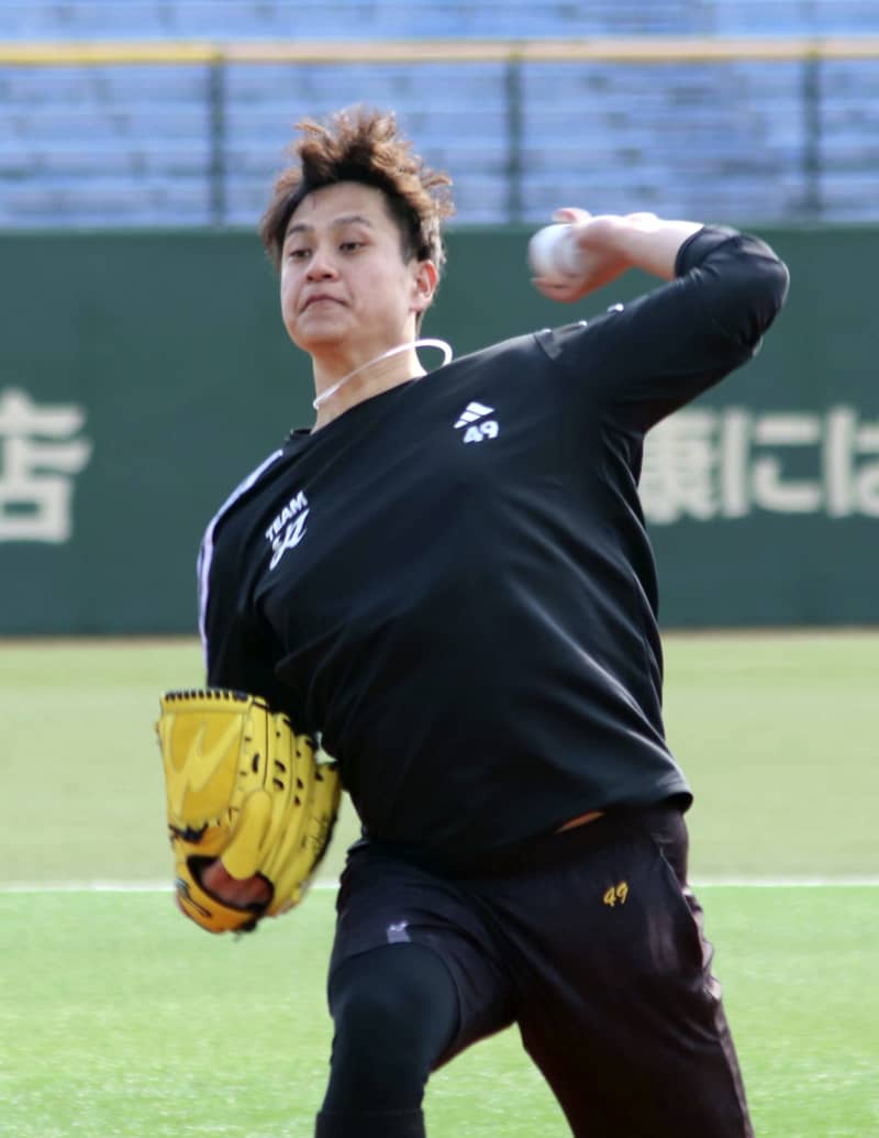 阪神の大竹、15勝以上が目標　「無理な数字ではない」