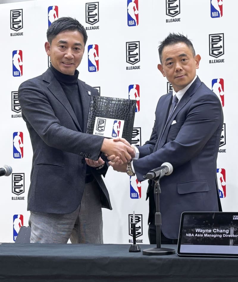 バスケBリーグ、NBAと提携　選手育成やビジネスで協力