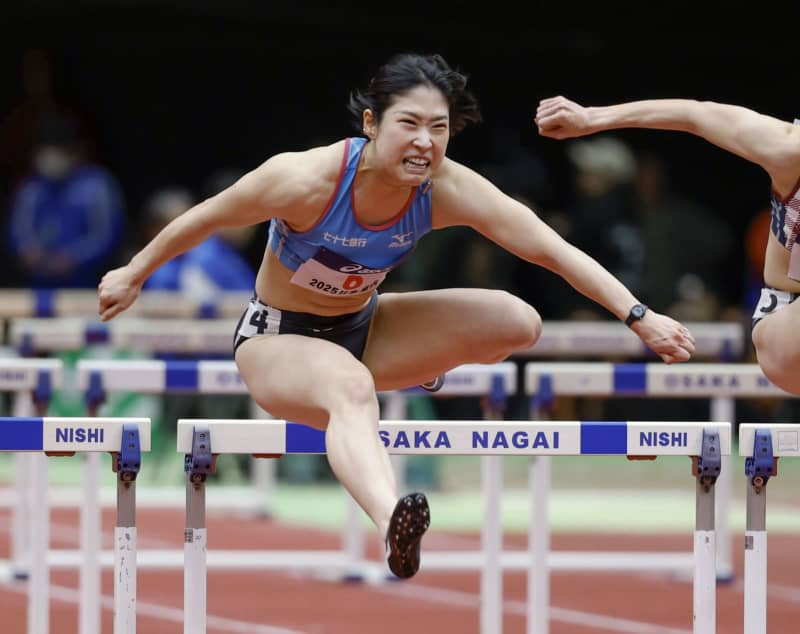 青木が女子60m障害6連覇　陸上の日本室内選手権